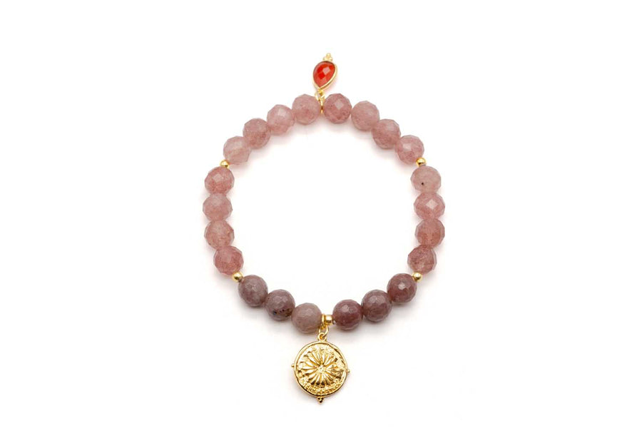 Mala Single Purple Bracelet