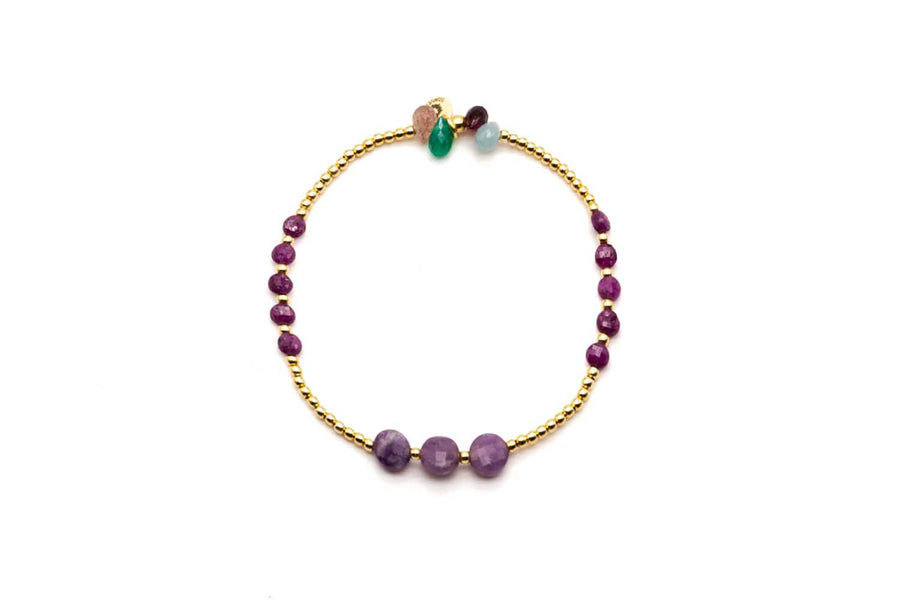 Fine Jewelry Purple Deep Bracelet