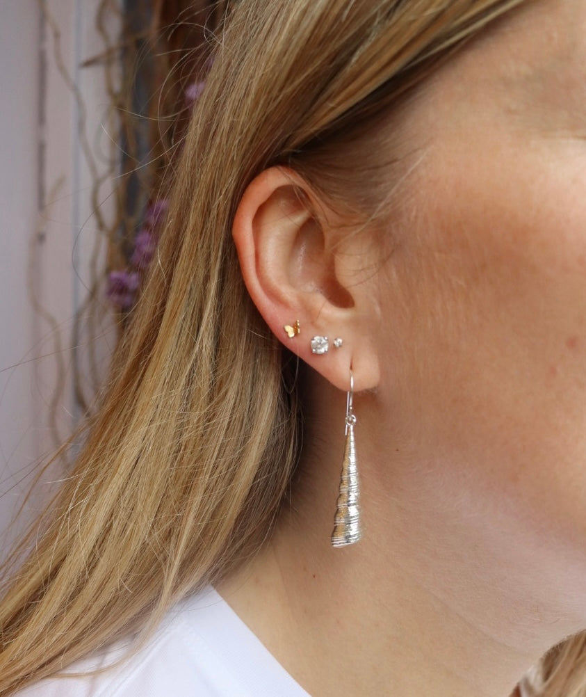 Cone Shell Drop Earrings