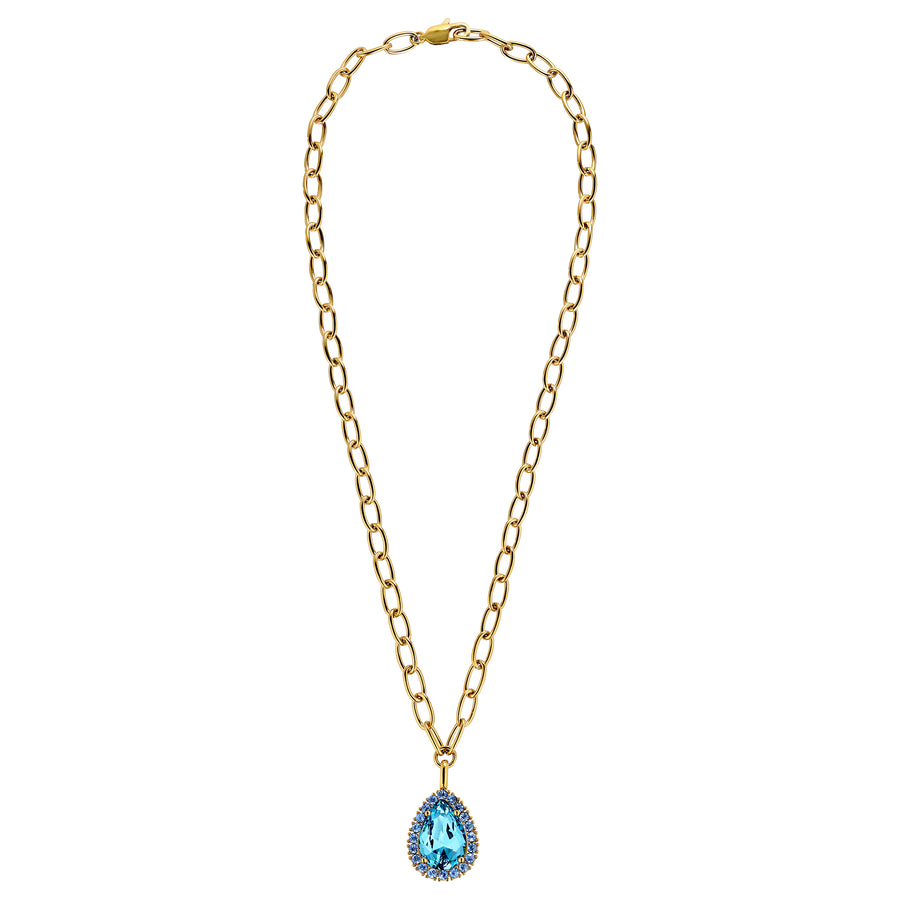 METTA SG AQUA/LIGHT BLUE NECKLACE