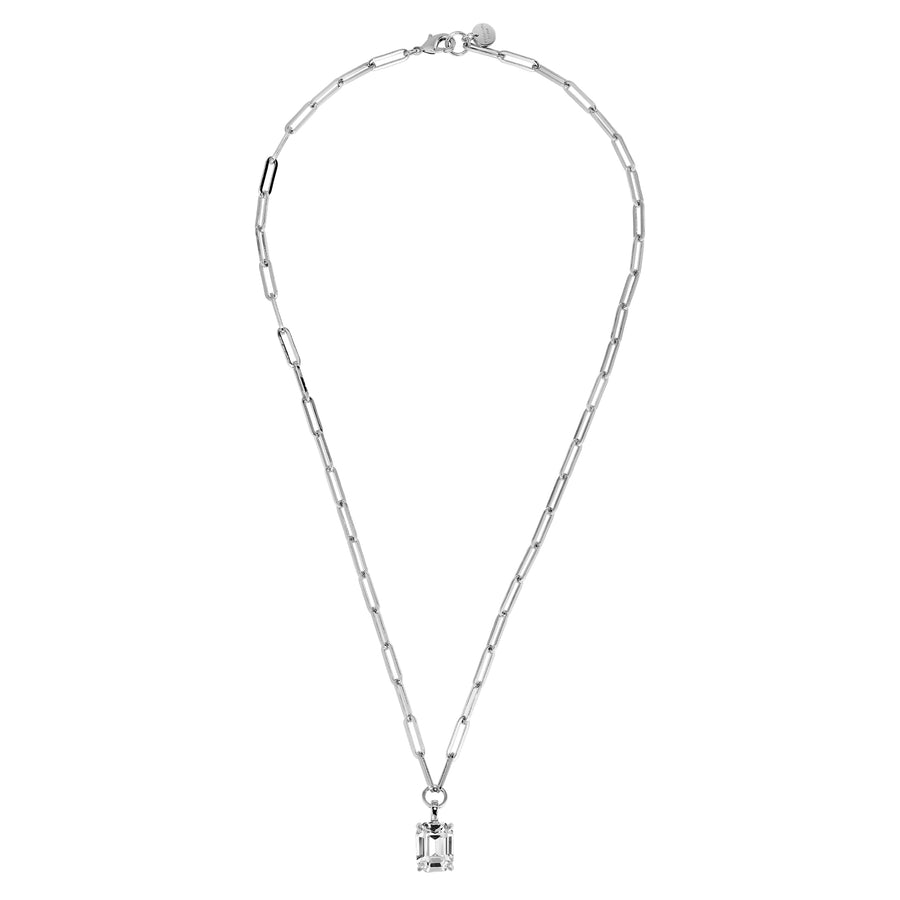 Octa SS Crystal Necklace