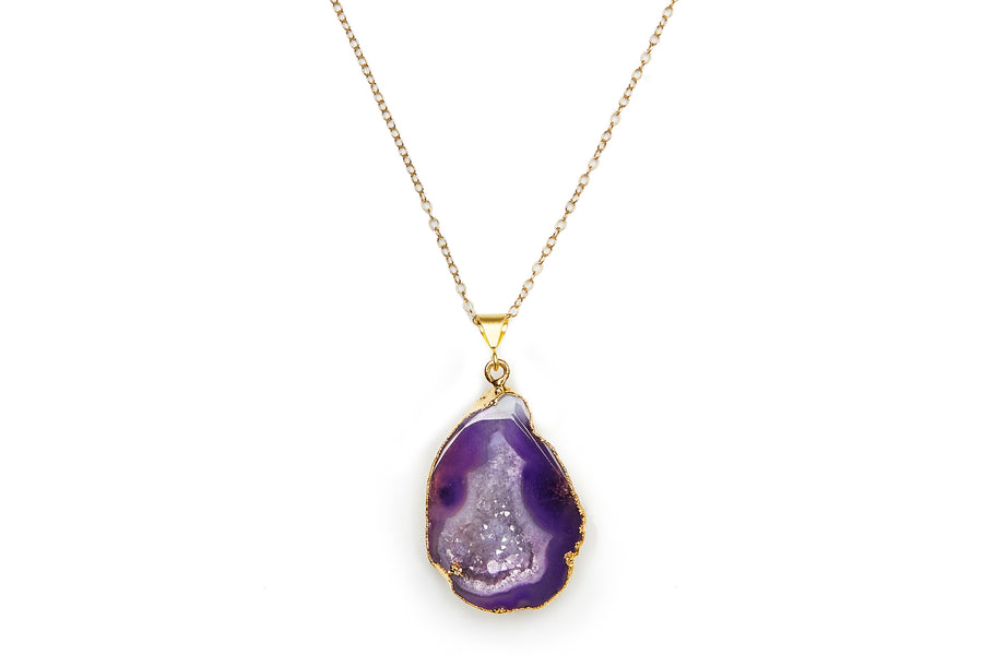 Rocks in the Sky Purple Pendant