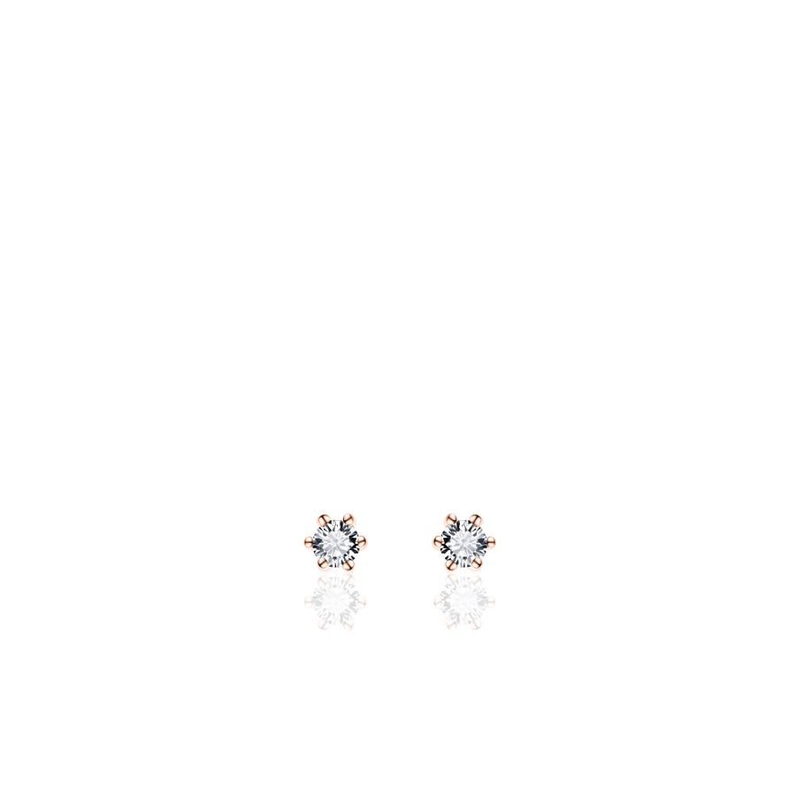 These staple simple sparkle stud earrings are an everyday staple on their own or perfect for completing your ear stack.  925 Sterling Silver. Available in Sterling Silver, Yellow Gold Plated Silver or Rose Gold Plated Silver. SPE02 SPEO2R SPEO2Y