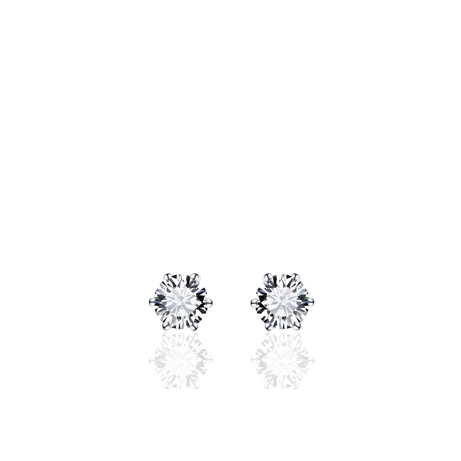 Simple XL Sparkle Stud Earrings