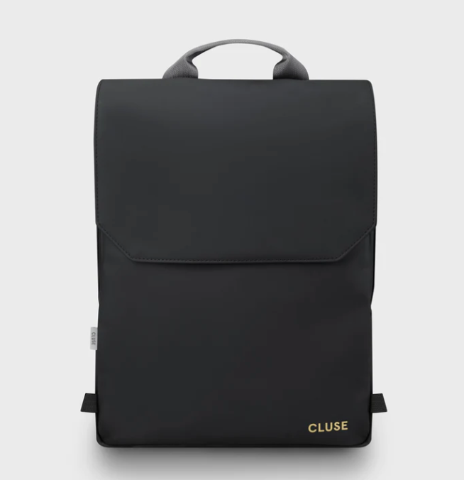 Cluse Reversible Backpack Black Grey and Gold Colour CX03501