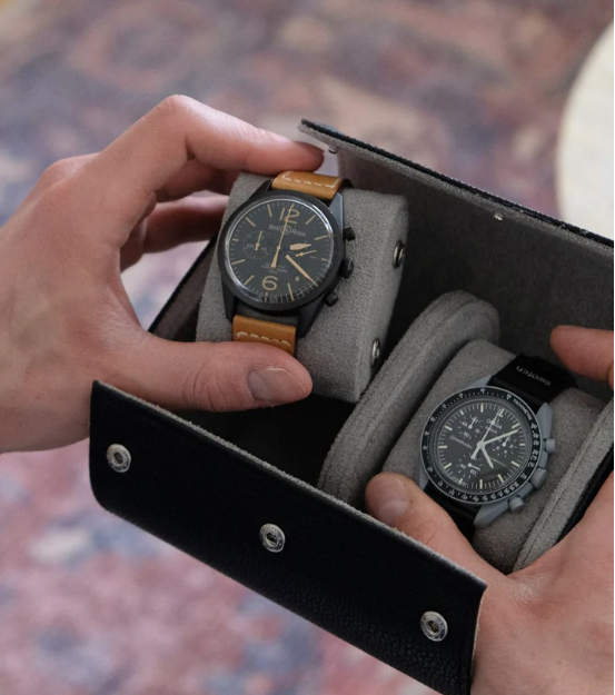 James 2 Slot Travel Watch Box