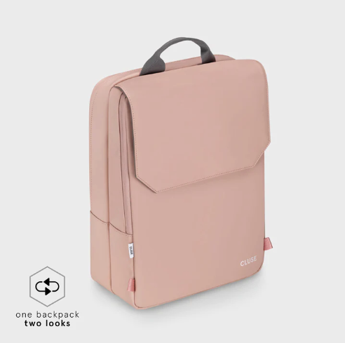 Le Réversible Backpack, Rose Dark Grey, Silver Colour CX03513