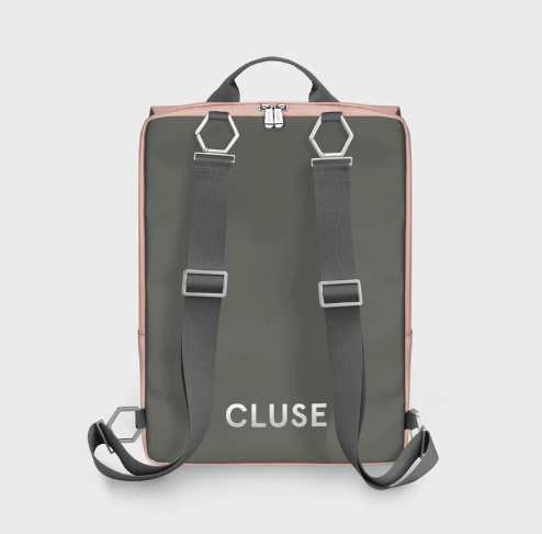 Le Réversible Backpack, Rose Dark Grey, Silver Colour CX03513