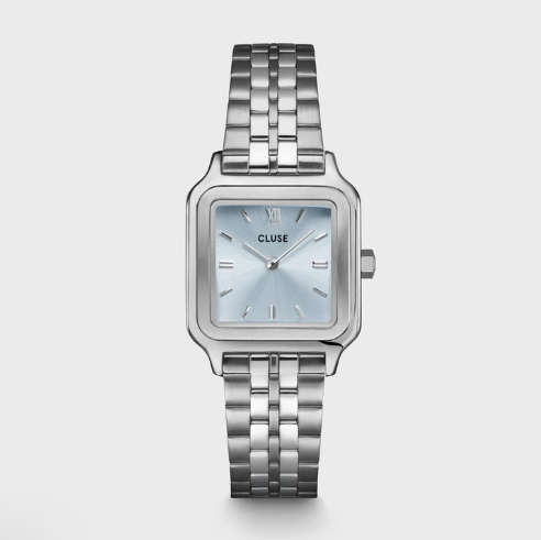 Gracieuse Petite Watch Steel, Light Blue, Silver Colour CW11806