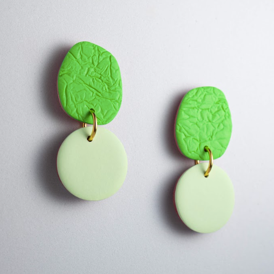 Ciara Green/Mint Earrings