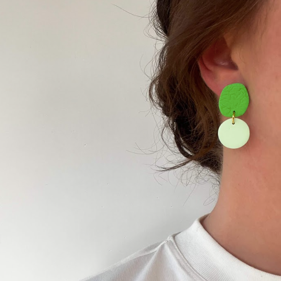 Ciara Green/Mint Earrings