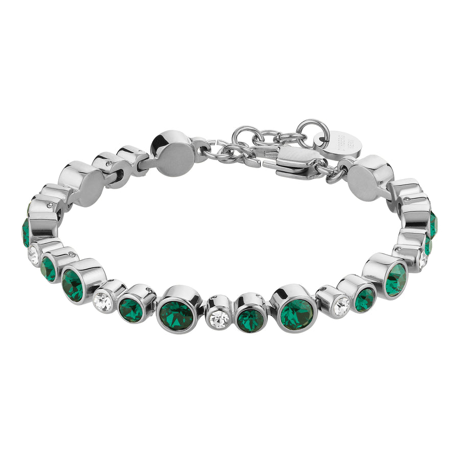 Teresia SS Emerald Green/Crystal