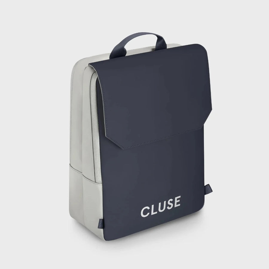 Cluse Reversible Backpack Light Grey Navy, Silver Colour CX03512