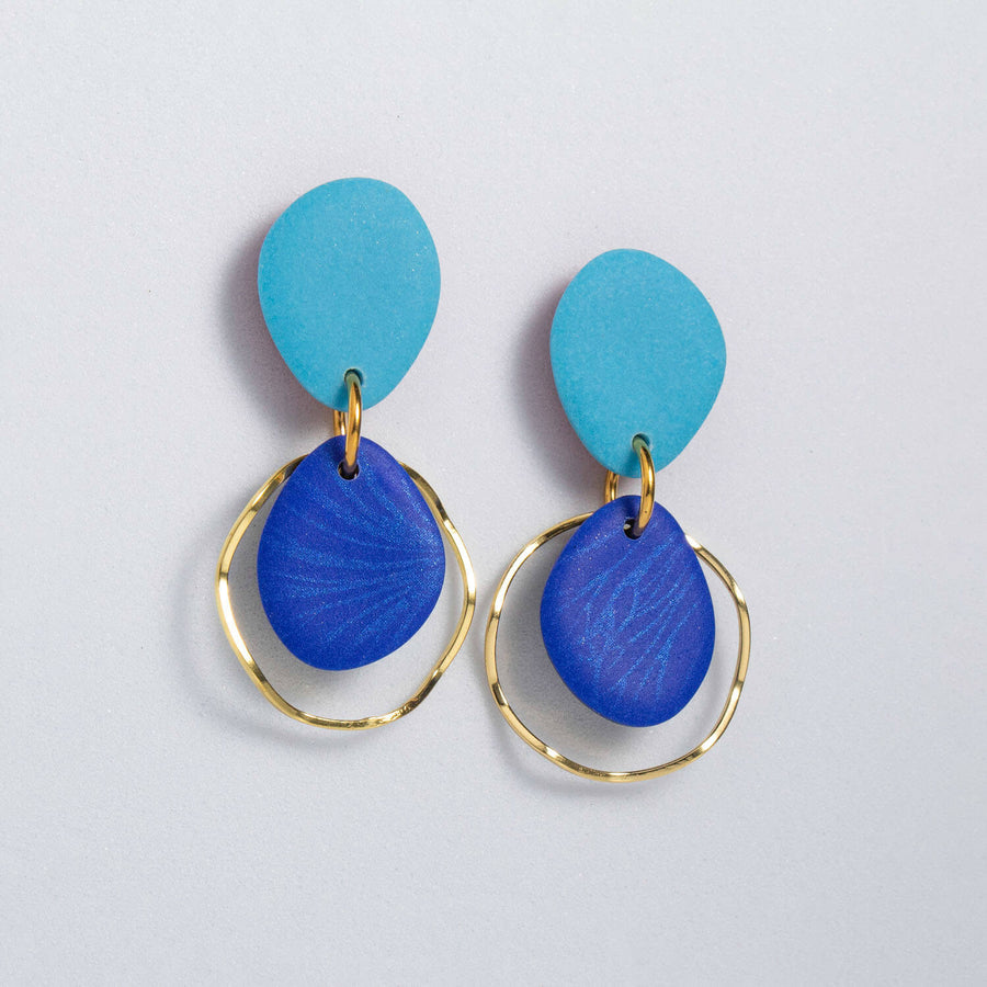 Contra Blue Earrings