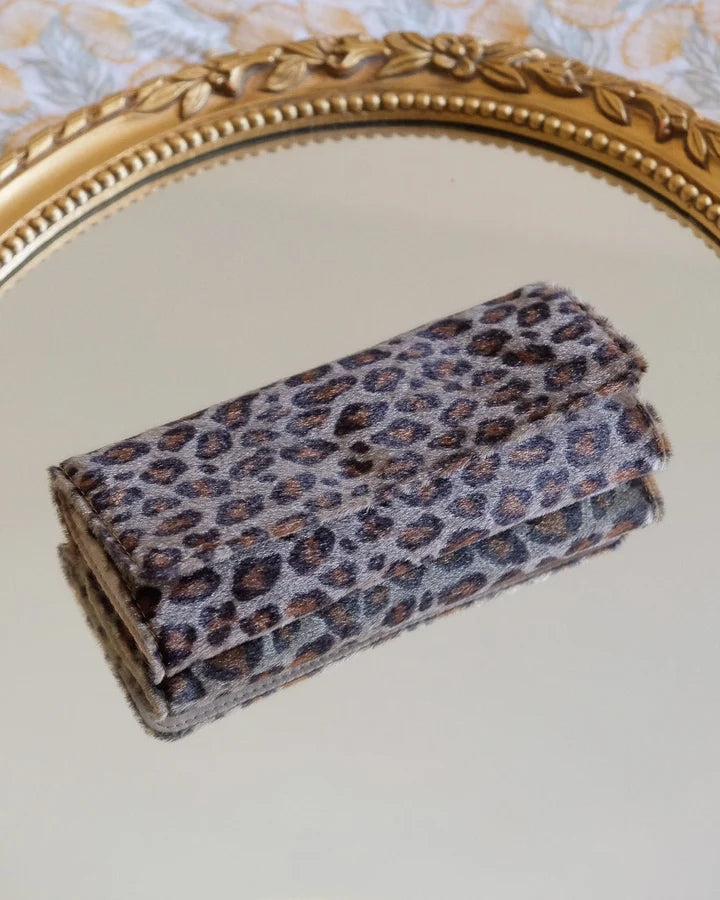 Catherine Leopard Jewellery Pouch