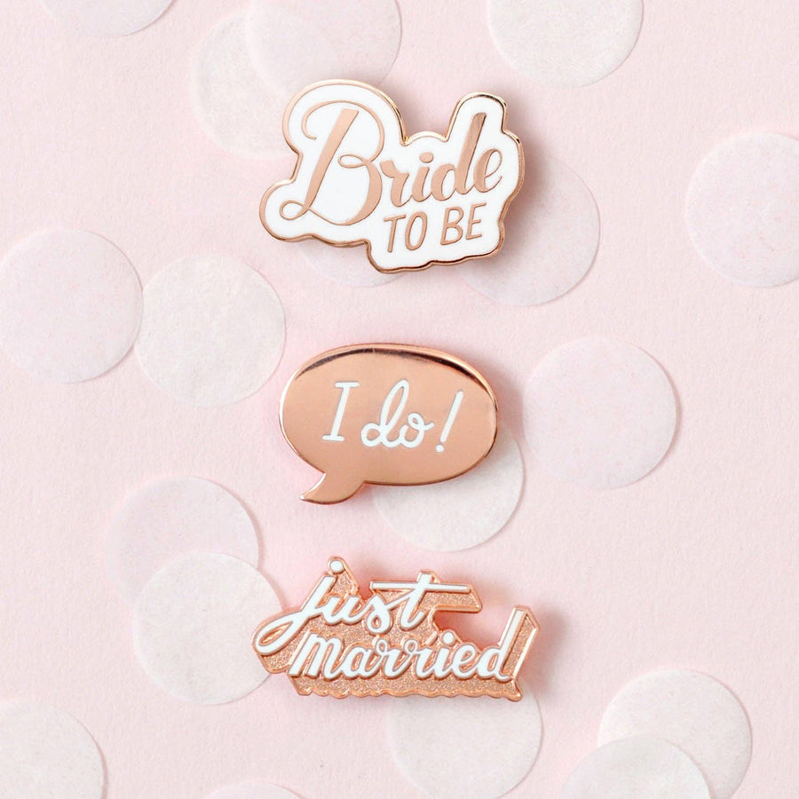 Wedding Enamel Pin Set