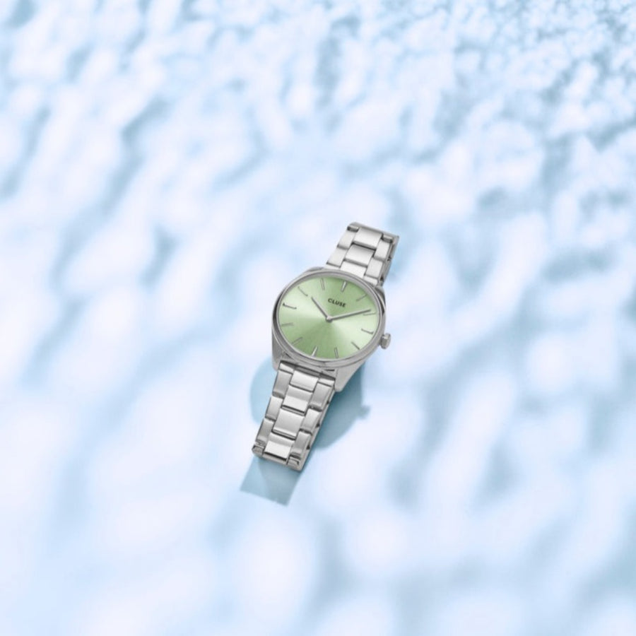 Féroce Petite Watch Green - Silver CW11215